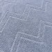 Махра купон жаккард ЗИГЗАГ джинс - 70 см х 140 см (лазня)
