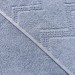 Махра купон жаккард ЗИГЗАГ джинс - 70 см х 140 см (лазня)