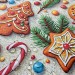Тефлоновая ткань FREEDOM digital - Имбирный пряник 