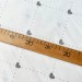 Ранфорс N - №2409 \ 6 Сердечный ритм серый фон белый