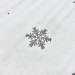 Фланель FREEDOM № 207327 АЖУРНАЯ СНЕЖИНКА серая - фон белый