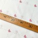 Ранфорс N - № 2409 \ 14 Сердечный ритм пудра фон белый