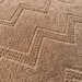Махра купон жаккард ЗИГЗАГ корица - 50 см х 90 см (лицо)